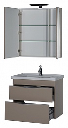 Aquanet Мебель для ванной "Эвора 80" капучино – фотография-4