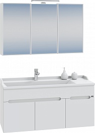 СанТа Мебель для ванной Лондон 120 подвесная белая – фотография-1