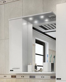 СанТа Мебель для ванной Сити Прима 50 L свет – фотография-2