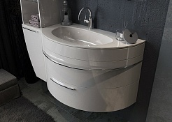 De Aqua Мебель для ванной Эскалада 100 L, зеркало Экстра EXT G 100 F – фотография-4