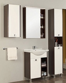 Акватон Мебель для ванной "Крит 60 М" с зеркальным шкафом – фотография-1