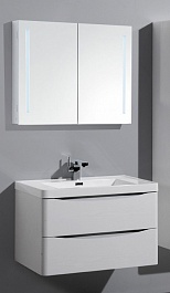 BelBagno Мебель для ванной ANCONA-N 800 Bianco Lucido, подсветка – фотография-1