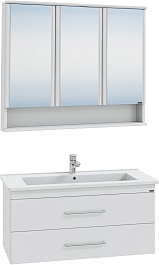 СанТа Мебель для ванной Вегас 105 подвесная белая – фотография-1