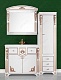 Водолей Мебель для ванной "Версаль 95" белая/золото – фотография-9