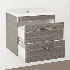 Style Line Мебель для ванной Лотос 80 Plus подвесная, шелк зебрано – фотография-4