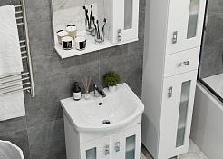 Onika Мебель для ванной Кристалл 55.18 (Балтика) R белая – фотография-5