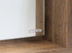Brevita Мебель для ванной Bergen 90 подвесная дуб галифакс олово/черная – фотография-11