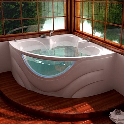 Triton Акриловая ванна "Виктория" со стеклом – фотография-3
