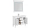 Aquanet Комплект мебели Селена 105 (3 ящика, 2 дверцы), белая/патина серебро – фотография-11