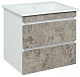 Runo Мебель для ванной Манхэттен 65 серый бетон – фотография-19