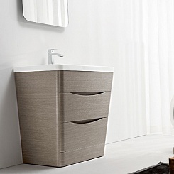 BelBagno Мебель для ванной PIRAMIDE 650 Rovere Bianco – фотография-5