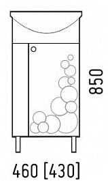 Corozo Тумба с раковиной Орфей 45 – фотография-2