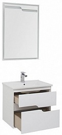 Aquanet Мебель для ванной Модена 65 белая – фотография-3