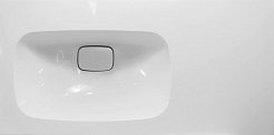 Misty Мебель для ванной Купер 90 L с б/к и зеркалом Гамма белая – фотография-8