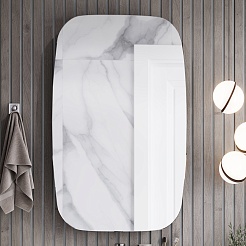 Акватон Мебель для ванной Сохо 60 R подвесная белая – фотография-12