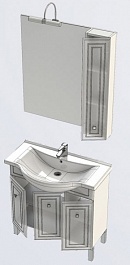 Aquanet Мебель для ванной "Стайл 85" с дверцами (181584) – фотография-4