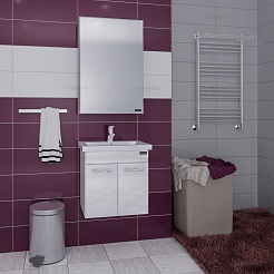 СанТа Мебель для ванной Ливерпуль 50 подвесная – фотография-1