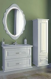  Зеркало для ванной Mero 80/100 белое – фотография-5