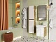 Акватон Мебель для ванной Сканди Doors 45 белая/дуб рустикальный – фотография-26
