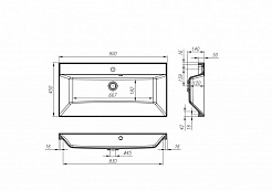 BelBagno Тумба с раковиной AURORA 900 Cemento Scuro, ручки хром – фотография-3