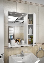 СанТа Мебель для ванной Сити Прима 50 R свет – фотография-3
