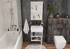 Onika Мебель для ванной Милтон 55 белая – фотография-11