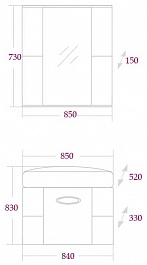 Onika Мебель для ванной Родос 75 – фотография-8