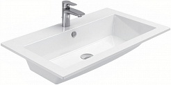 Aquanet Мебель для ванной Lino 80 подвесная белая матовая – фотография-9