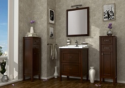 ASB-Woodline Зеркало для ванной Римини 60 бук тироль, массив ясеня – фотография-3