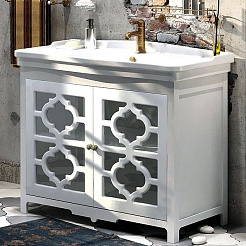 Corozo Мебель для ванной Манойр 85 белая – фотография-7