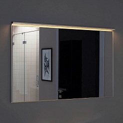 De Aqua Мебель для ванной Лонг 120, зеркало Сильвер – фотография-5