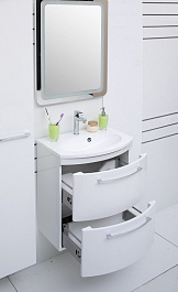 De Aqua Мебель для ванной Лонг 60, зеркало Смарт – фотография-4