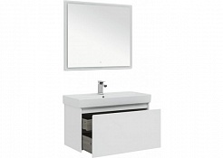 Aquanet Мебель для ванной Nova Lite 100 белая – фотография-2