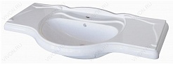 Акватон Тумба с раковиной "Жерона 105" белое серебро – фотография-9