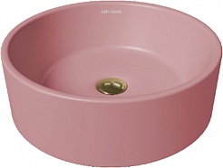Grossman Раковина накладная Color 41 GR-3013PIM розовая матовая – фотография-1