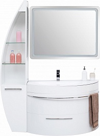 De Aqua Мебель для ванной Эскалада 100 L, зеркало Смарт – фотография-3