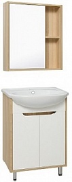 Runo Зеркало-шкаф для ванной Эко 60 – фотография-3