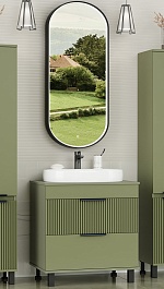 Brevita Мебель для ванной Enfida 70 зеленая – фотография-1