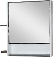 Mixline Зеркальный шкаф Сура 70 R белый/графит