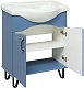 Runo Мебель для ванной Марсель 65 синяя – картинка-14
