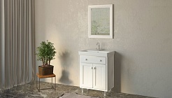 Velvex Мебель для ванной Alba 60 белая – фотография-4