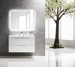 BelBagno Мебель для ванной VITTORIA 1000 Bianco Lucido – фотография-8