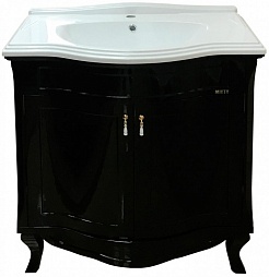 Misty Мебель для ванной Дайна 85 черная – фотография-3