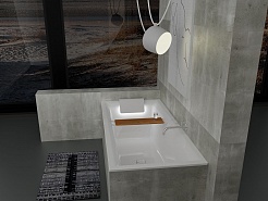 Riho Акриловая ванна STILL SQUARE LED 180x80 L – фотография-2
