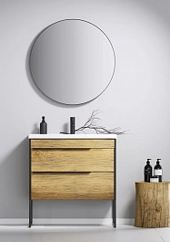 Aqwella Зеркало для ванной RM белое, 80 см – фотография-4