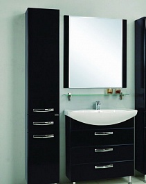 Акватон Мебель для ванной Ария 80 H черная – фотография-1