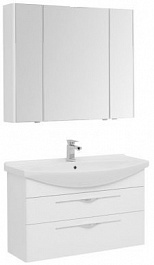 Aquanet Мебель для ванной Ирвин 105 белая – фотография-1
