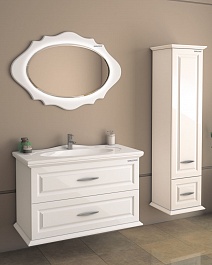  Зеркало для ванной Mero 80/100 белое – фотография-8
