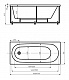Aquatek Акриловая ванна Оберон 170x70 с гидромассажем – фотография-6