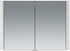 Am.Pm Зеркальный шкаф Sensation 100, с подсветкой, белый, глянец – фотография-1